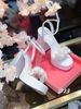 Sandal gót vuông HOA WD S922