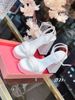 Sandal gót vuông HOA WD S922