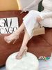 Sandal gót nhọn đế đúp S892