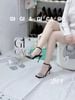 Sandal gót nhọn dây đá S964