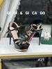 Sandal gót nhọn đế đúp S824