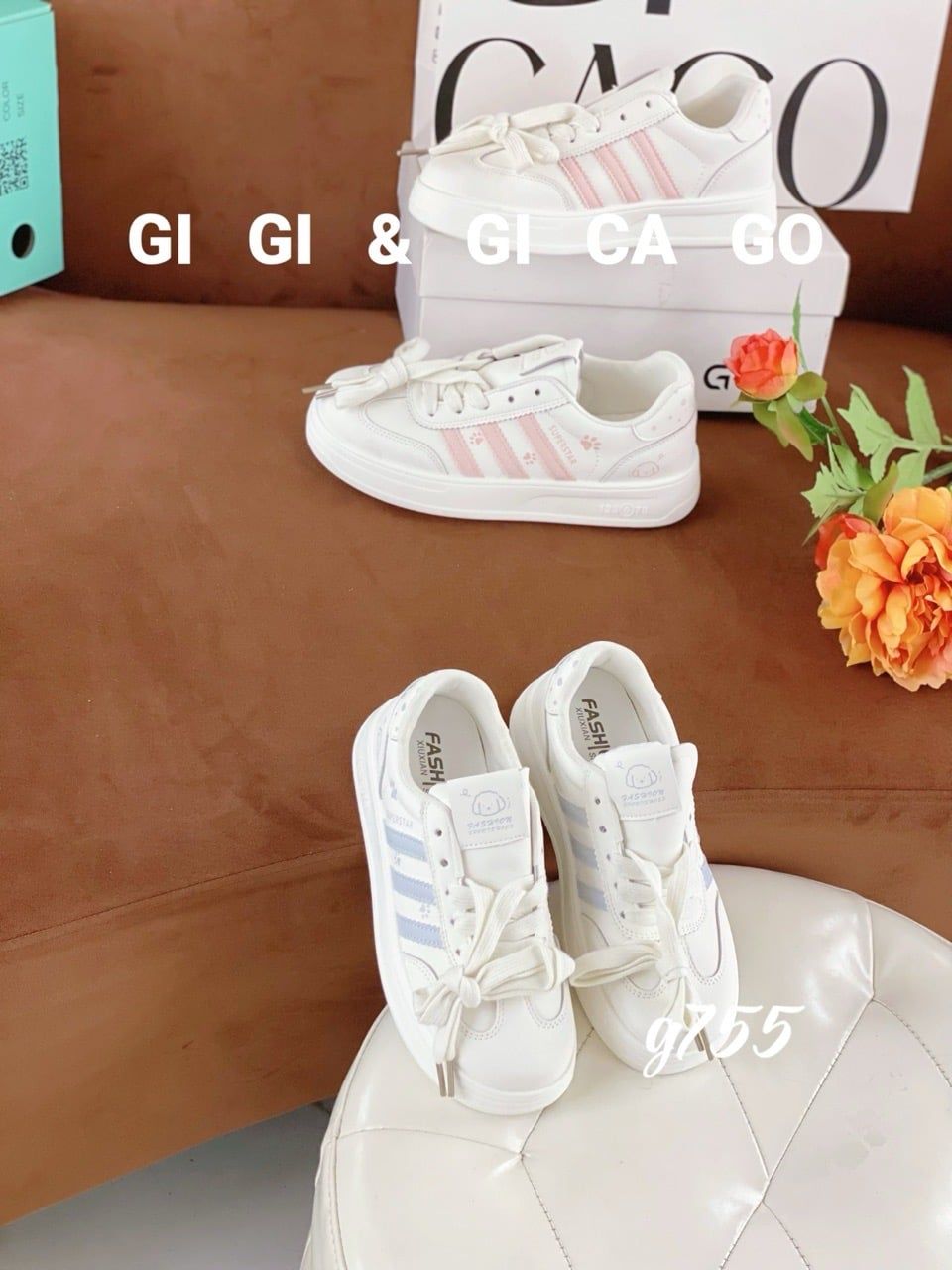 Giày thể thao sọc G755
