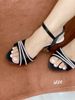 Sandal gót nhọn tiệc bling S886