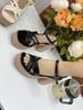 Sandal gót vuông gỗ S914
