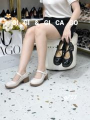 Giày cao gót vuông Mary G758