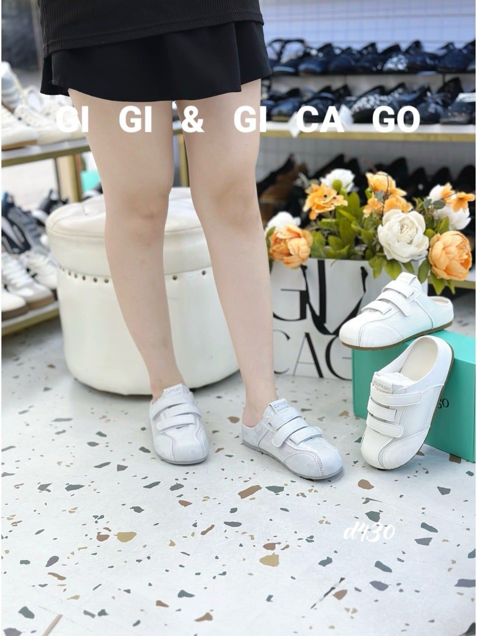 Giày sục thể thao lưới D430