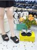 Dép bánh mì kim tuyến D337