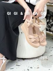 Sandal đế xuồng gỗ S954