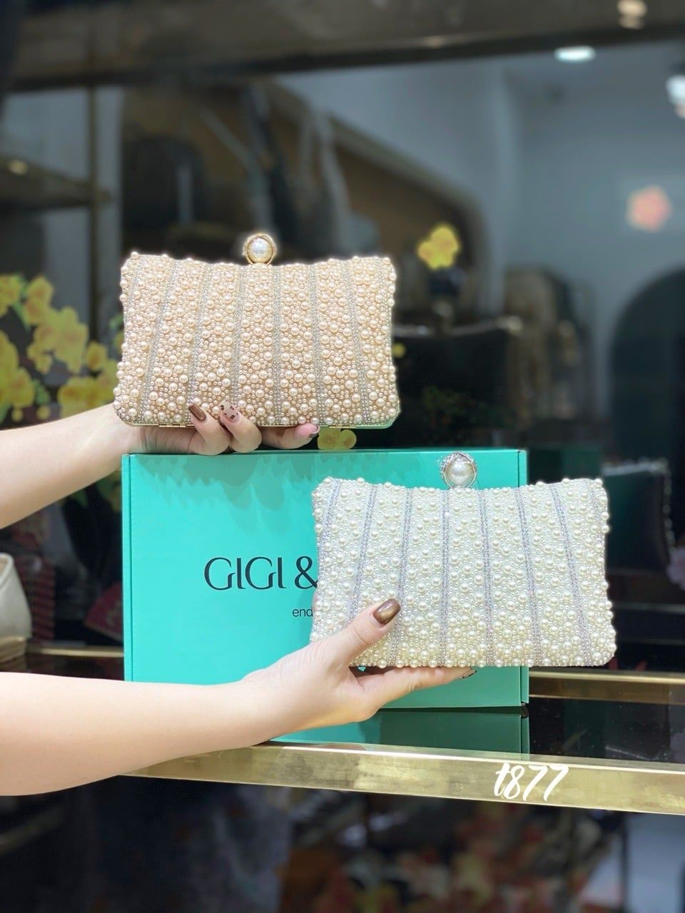 Túi tiệc bling T877