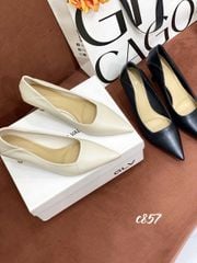 Cao gót nhọn da trơn C857