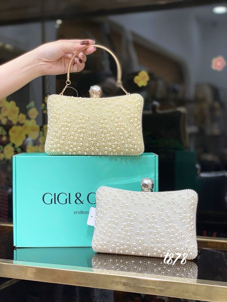 Túi tiệc bling T878