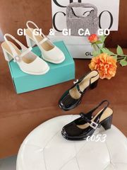 Cao gót vuông hở gót Loli C053