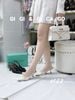 Cao gót nhọn hở gót Nơ C082