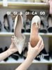 Cao gót nhọn bóng da trơn C695
