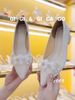 Cao gót vuông kim tuyến GIAYCUOI C064