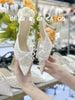 Guốc sục gót nhọn lưới D442
