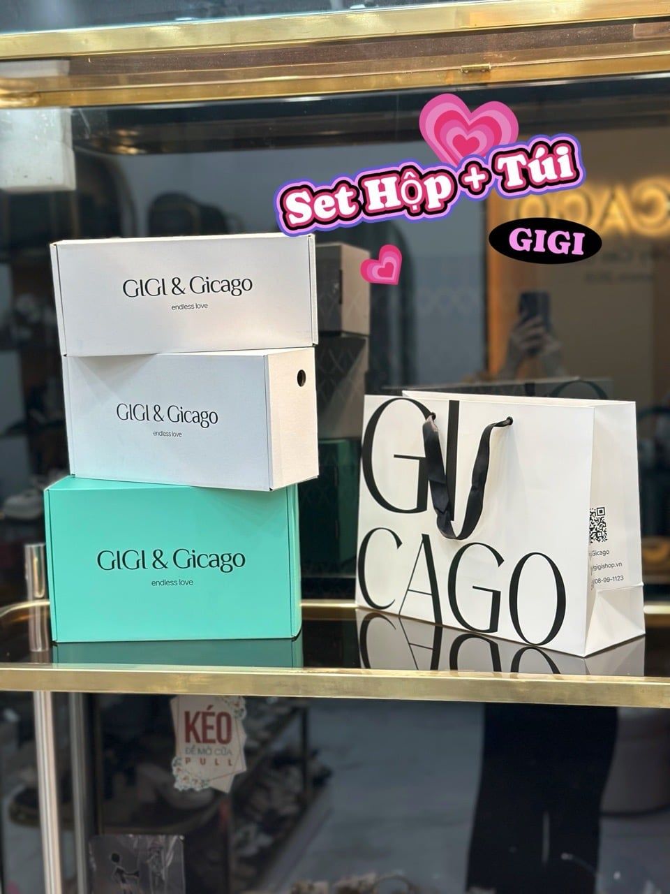 Hộp GIGI & Gicago Xanh P084