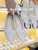 Cao gót vuông kim tuyến GIAYCUOI C064
