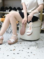Sandal đế xuồng gỗ S957