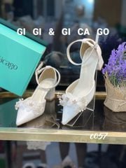 Giày cao gót vuông GIAYCUOI C057