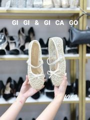 Giày búp bê lưới Nơ B963
