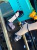 Sandal gót nhọn nơ đính đá 61P S754