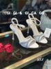 Sandal gót nhọn tiệc bling S882