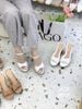 Sandal gót vuông đế giả gỗ 11P S732