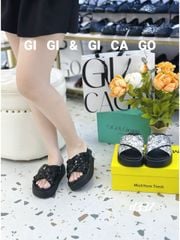 Dép bánh mì kim tuyến D337
