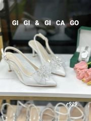 Cao gót nhọn hở gót WD C989