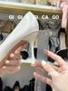 Cao gót nhọn bóng da trơn C695