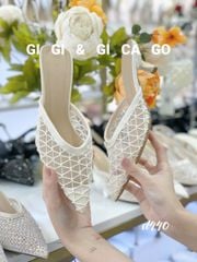 Guốc sục gót nhọn lưới D440