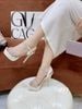 Sandal gót nhọn đế đúp S884