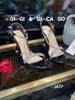 Sandal gót nhọn tiệc bling S881