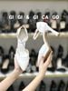 Cao gót vuông mũi nhọn GIAYCUOI C084