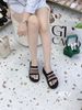 Dép bánh mì nhẫn dây ngang D323