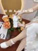 Cao gót vuông mũi tròn Nơ Mary WD C703
