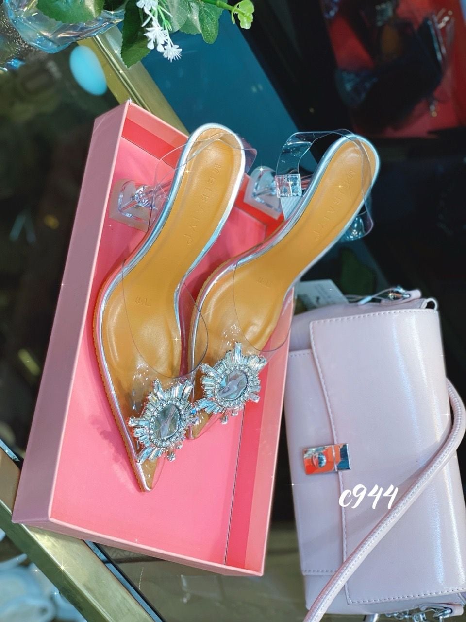 Giày cao gót nhọn tiệc trong C944