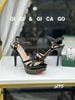 Sandal gót nhọn đế đúp dây S895