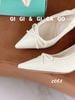 Cao gót nhọn hở gót Nơ C061