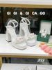 Sandal gót vuông HOA WD S922