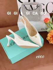 Cao gót nhọn hở gót C060