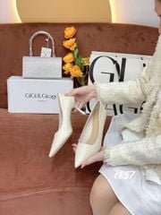 Cao gót nhọn da trơn C857