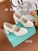 Cao gót vuông viền ngọc Loli C063