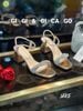 Sandal gót vuông bling tiệc bling S885