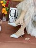 Cao gót nhọn hở gót đi tiệc bling C979