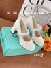 Cao gót vuông viền ngọc Loli C063