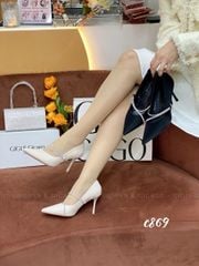 Cao gót nhọn dây đính đá tiệc bling C869