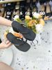 Guốc gót vuông dép kẹp D401