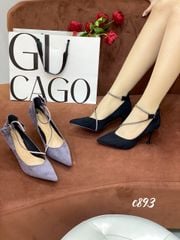 Cao gót nhọn da lộn C893